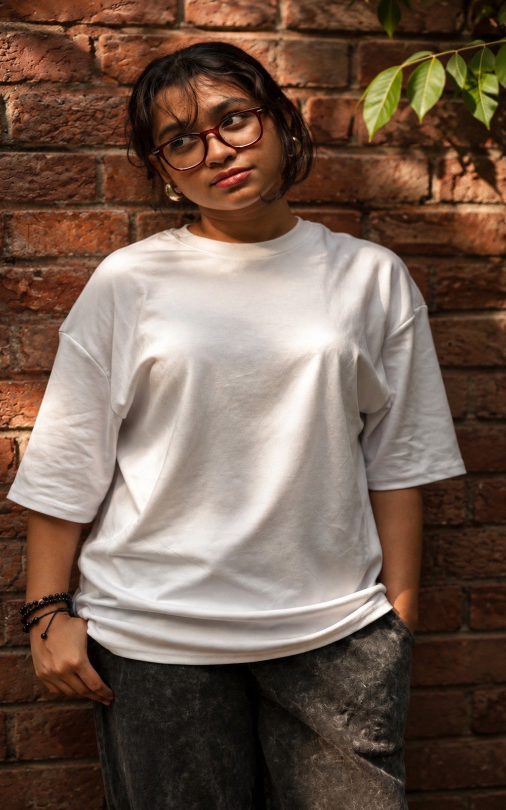 Unisex White Tee